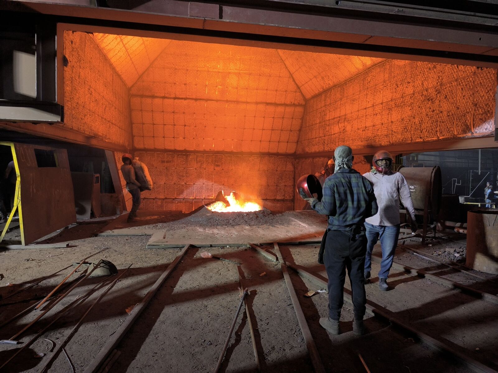 Inside the dog house during a melt