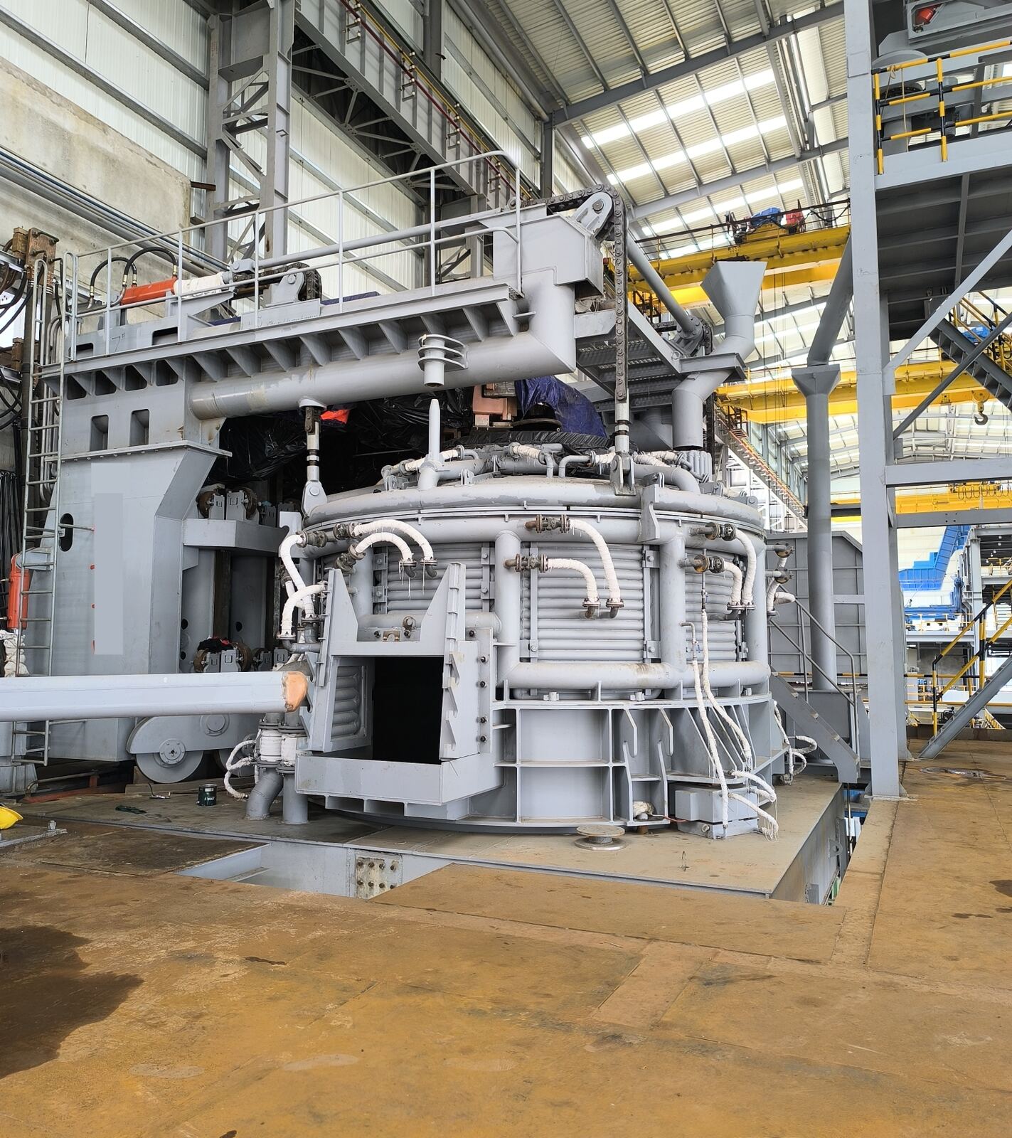 LRF installation viewed from the operating floor