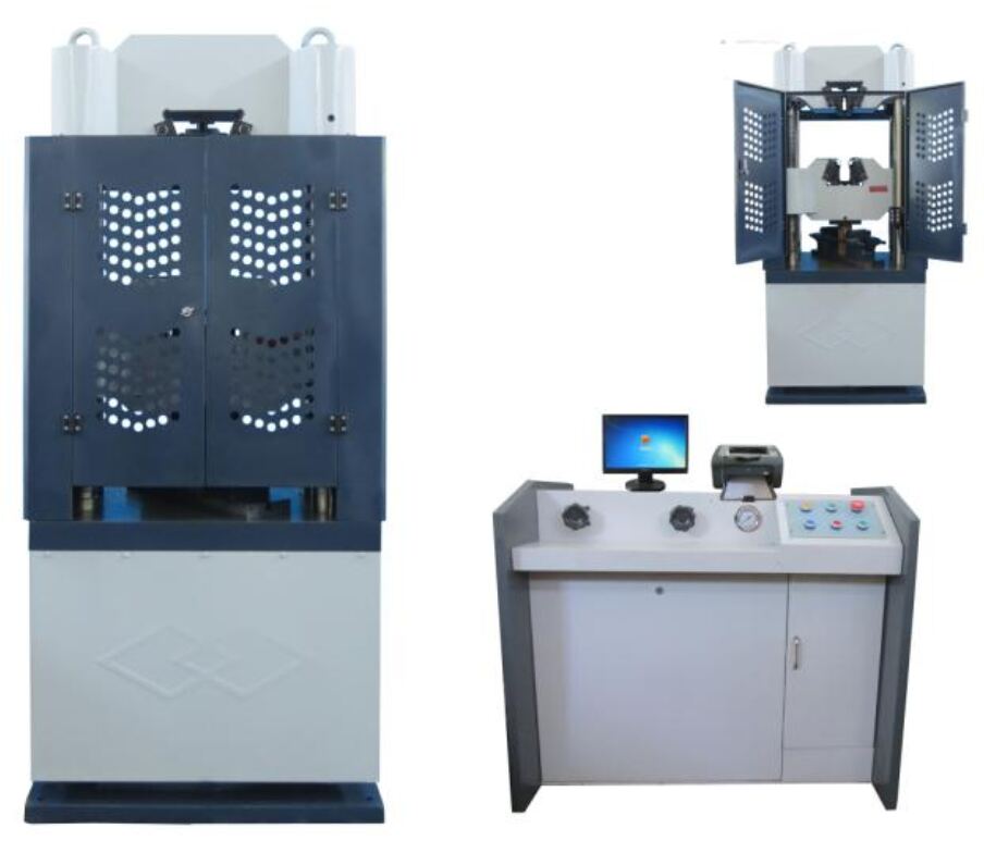 Enclosed hydraulic UTM with control desk